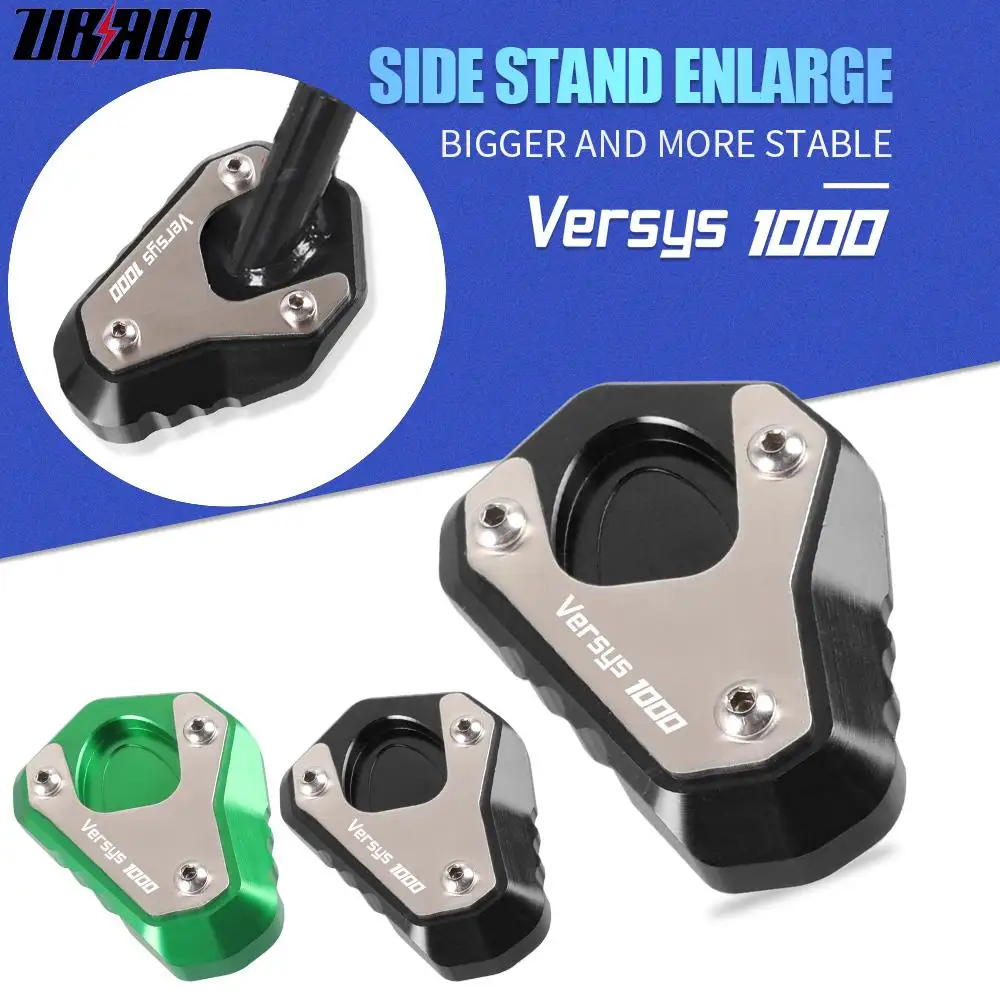 Motorcycle Side Stand Extension Pad For Kawasaki Versys 1000 2015 2016 2017 2018 LZT00B Versys 1000 2018 2019 2020 2021 LZT00C