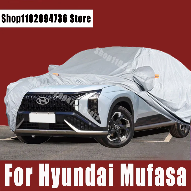 

For Hyundai Mufasa Full Car Covers Outdoor Sun uv protection Dust Rain Snow Protective Auto Protective cover