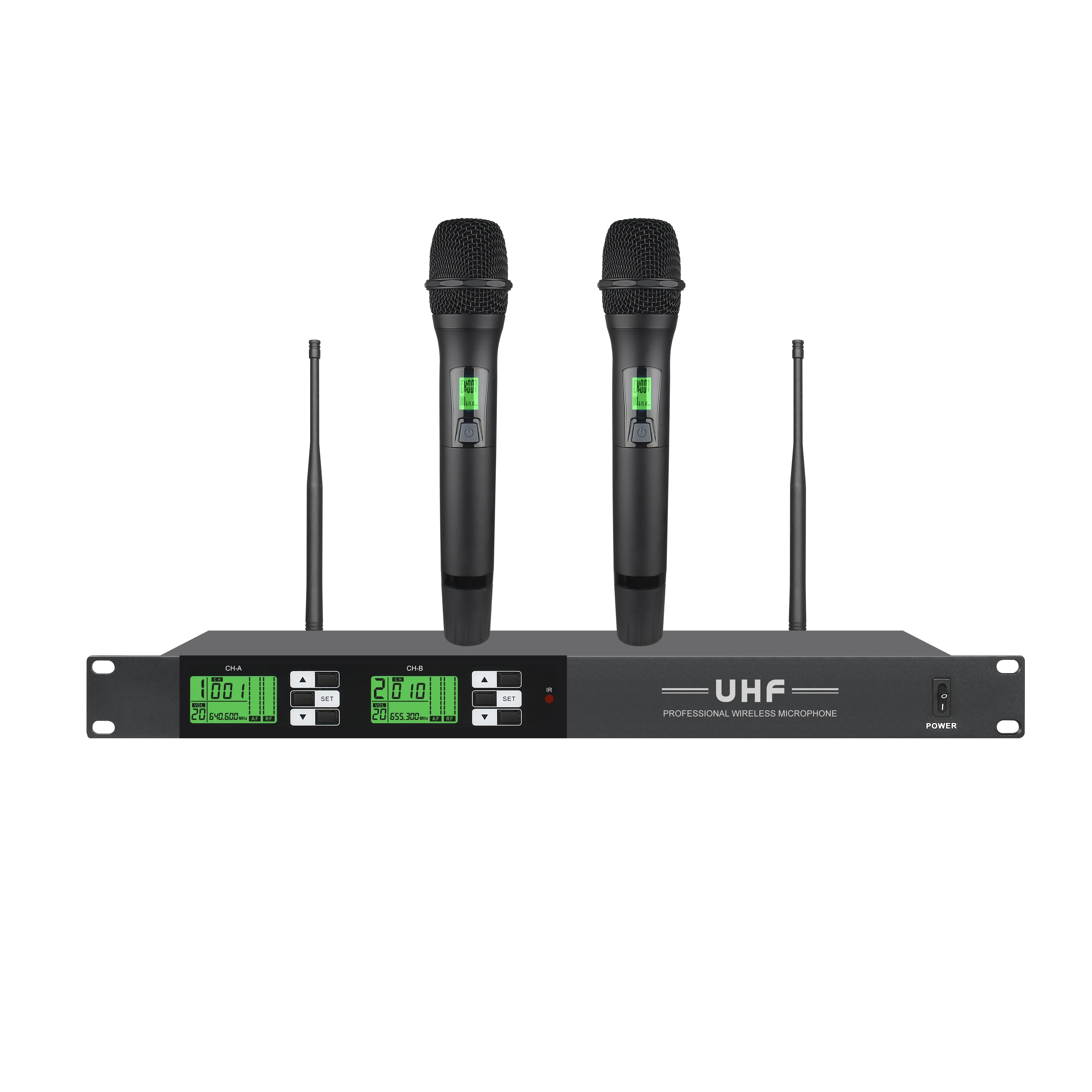 

HUAIN UHF Беспроводная система для конференц-связи, караоке, микрофоны, Рабочий стол