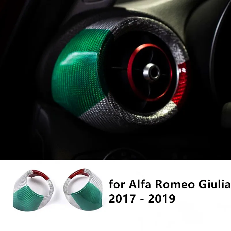 

for Alfa Romeo Julieta front ventilation grille cover carbon fibre 2017 - 2019