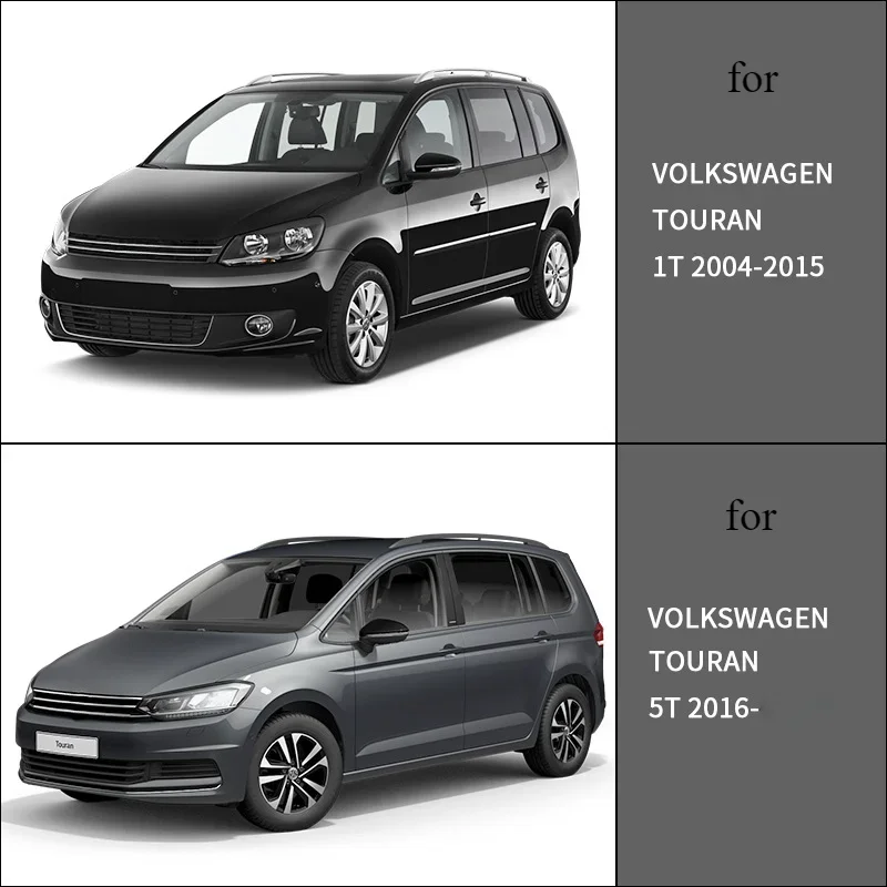 For Volkswagen Touran MK1-1T 2003-2015/MK2-5T 2016-2023+ Window Visor Awnings Sun Rain Deflector Shelters Shades Guard