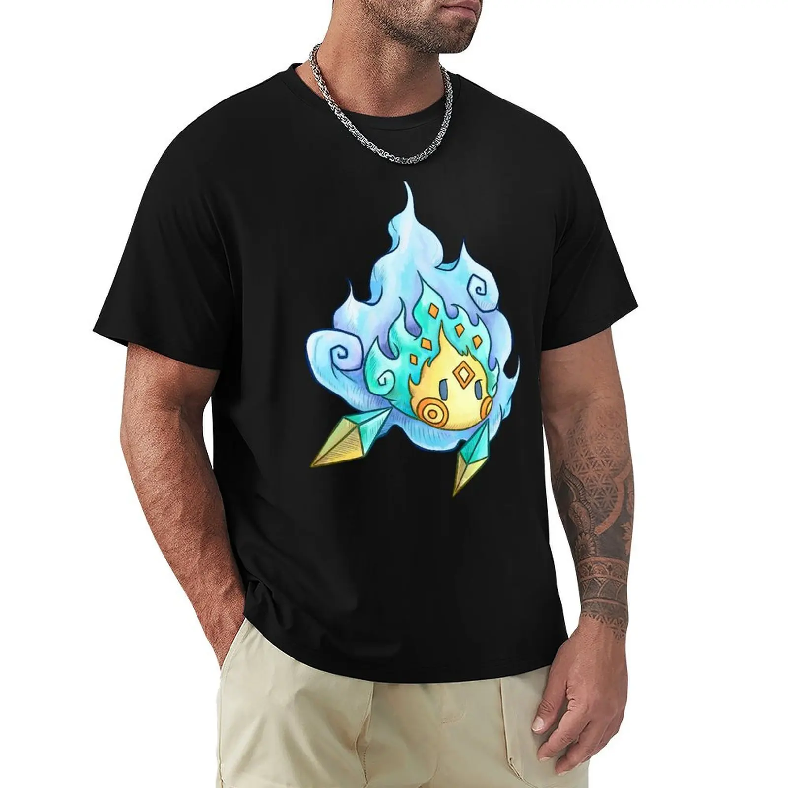 Wisp Secret of Mana - Camiseta minimalista informal de manga corta Seiken Densetsu
