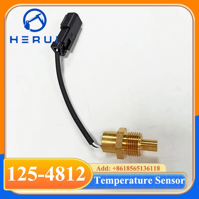 Capteur de température 125-4812 1254812 pour moteur E320B 320B 322B 322C 325B, pièces de rechange pour moteur et pelle