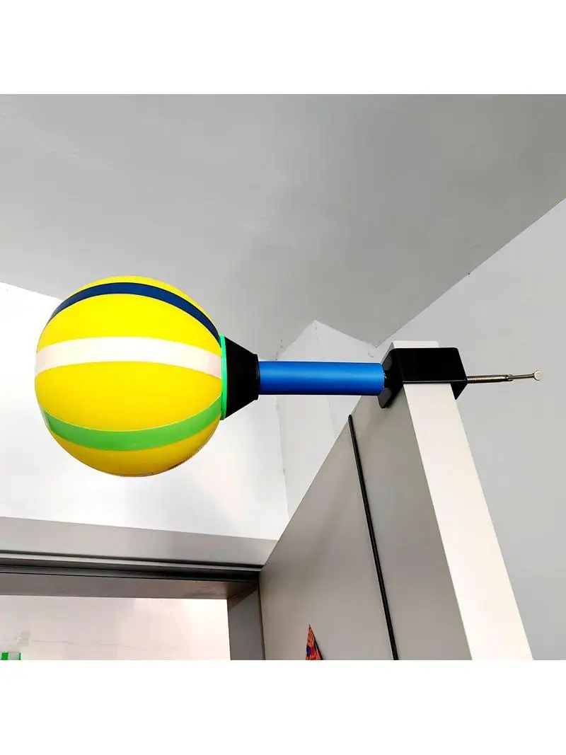 プロ仕様バレーボール練習器具-静音スポンジスプリングメタルクリップ式ボール-バレーボールトレーニング機器