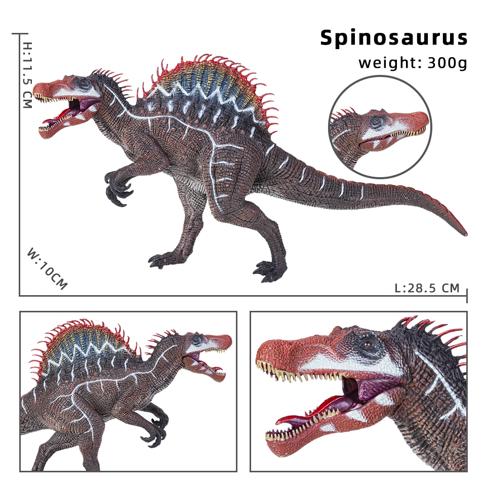 Hitwo prä historische Jurassic Indominus Rex Action figuren offenen Mund wilde Welt Tiere Modell PVC hochwertige Spielzeug für Kinder Geschenk – Detail 6