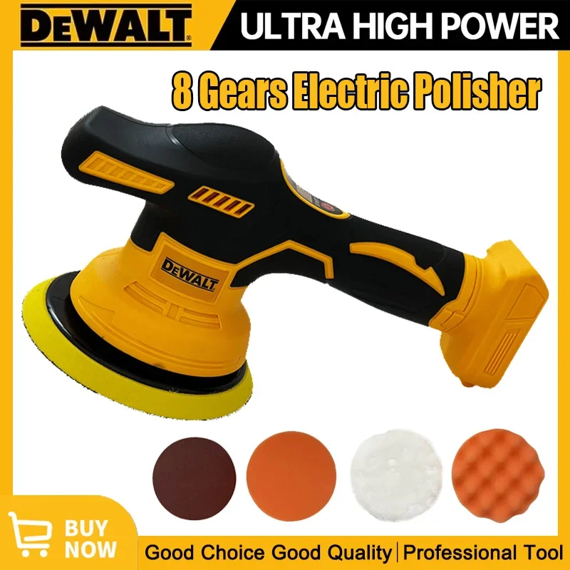 

Dewalt 8 Gears Digital Display Cordless Car Polisher Electric Polisher Auto Car Waxing Polishing Machine For Dewalt 20V Battery