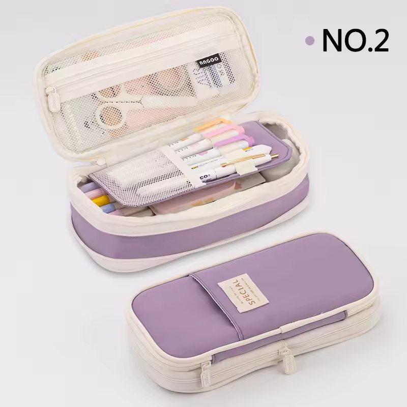 Creative pencil case Large Capacity Double Layers CPC Certification Safe Material School case Pouch Stationery for Girls - Image 13