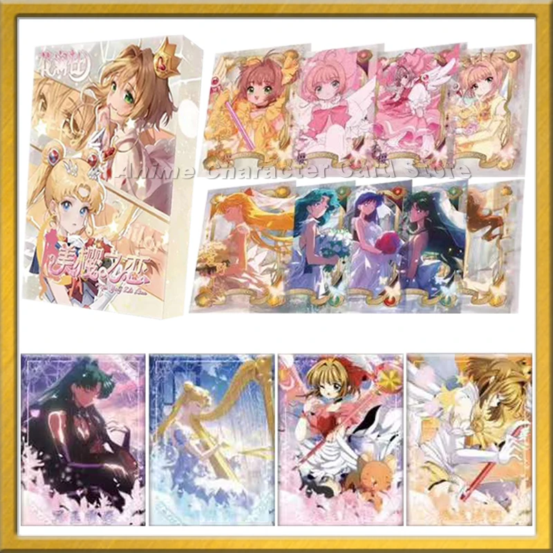 

Sailor Moon Card Captor CardCaptor SAKURA Pretty Guardian Fantasy Magic Collection Cards Toys For Children Hobby Birthday Gifts