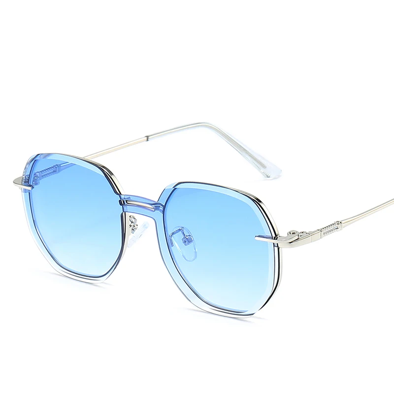 COHK Round Magnet Sunglasses Women Clip On Glasses Metal Optical Prescription Eyeglass Frames Anti Blue Light Computer Eyewear