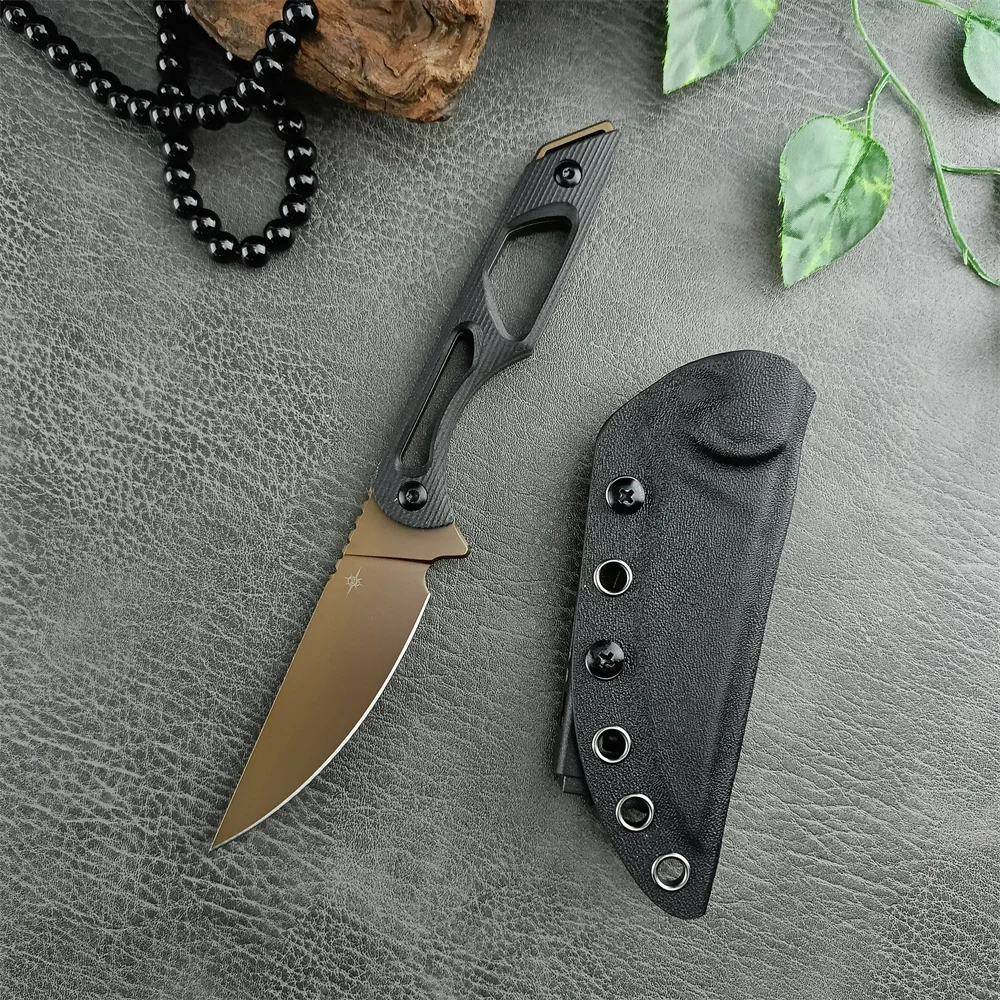 NEW TOOR Fixed Blade Knife High Quality Pocket Knife D2 Blade G10 Handle Outdoor EDC Camping Hiking Hunting Survival Tool