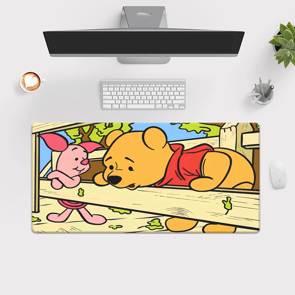 Large Mousepad Winnie the Pooh Mouse Pad Keyboard Gaming Accessories Mouse Mats Game Office Computer PC Gamer Laptop Desk Mat