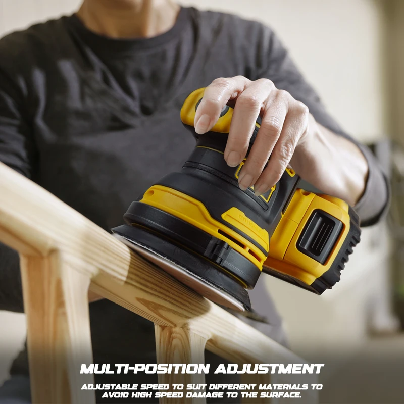 Electric Goddess Brushless Sander Disc 8000rpm For Dewalt 20V Battery Cordless Woodworking Sanding Putty Polishing Power Tool ﻿ view 6
