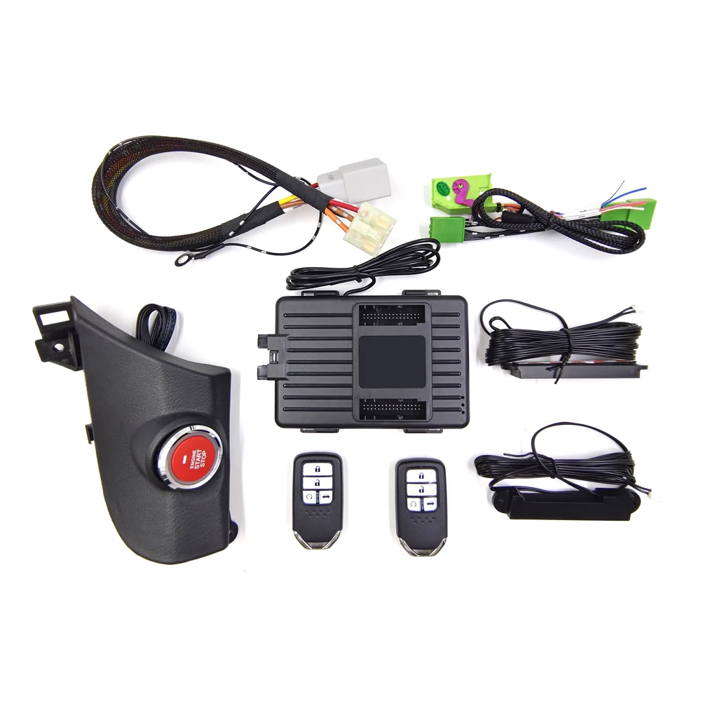 For Honda Accord 8 Generation Year 2009-2012 Car Add Push Start Stop Remote Start System and Keyless Entry Plug and Play