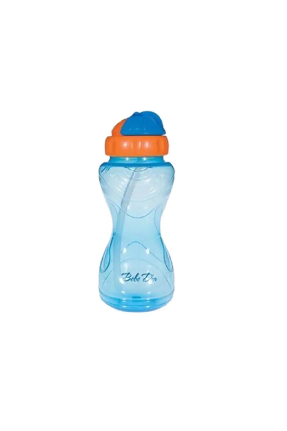 Sporty Straw Cup/Blue Bebedor Sporty Straw Clamshell Exercise Cup 330 ml