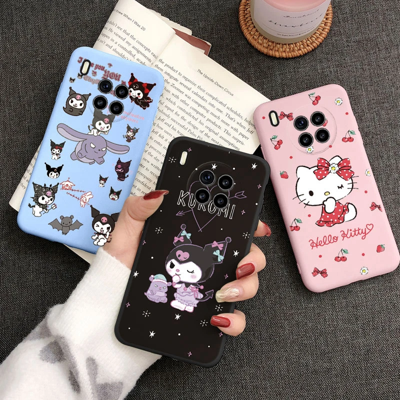 For Honor 50 Lite Huawei Nova 8i Case Cute kuromi Melody Phone Case Soft TPU Cover Cartoon Sanrio Funda For Honor 50Lite Shell