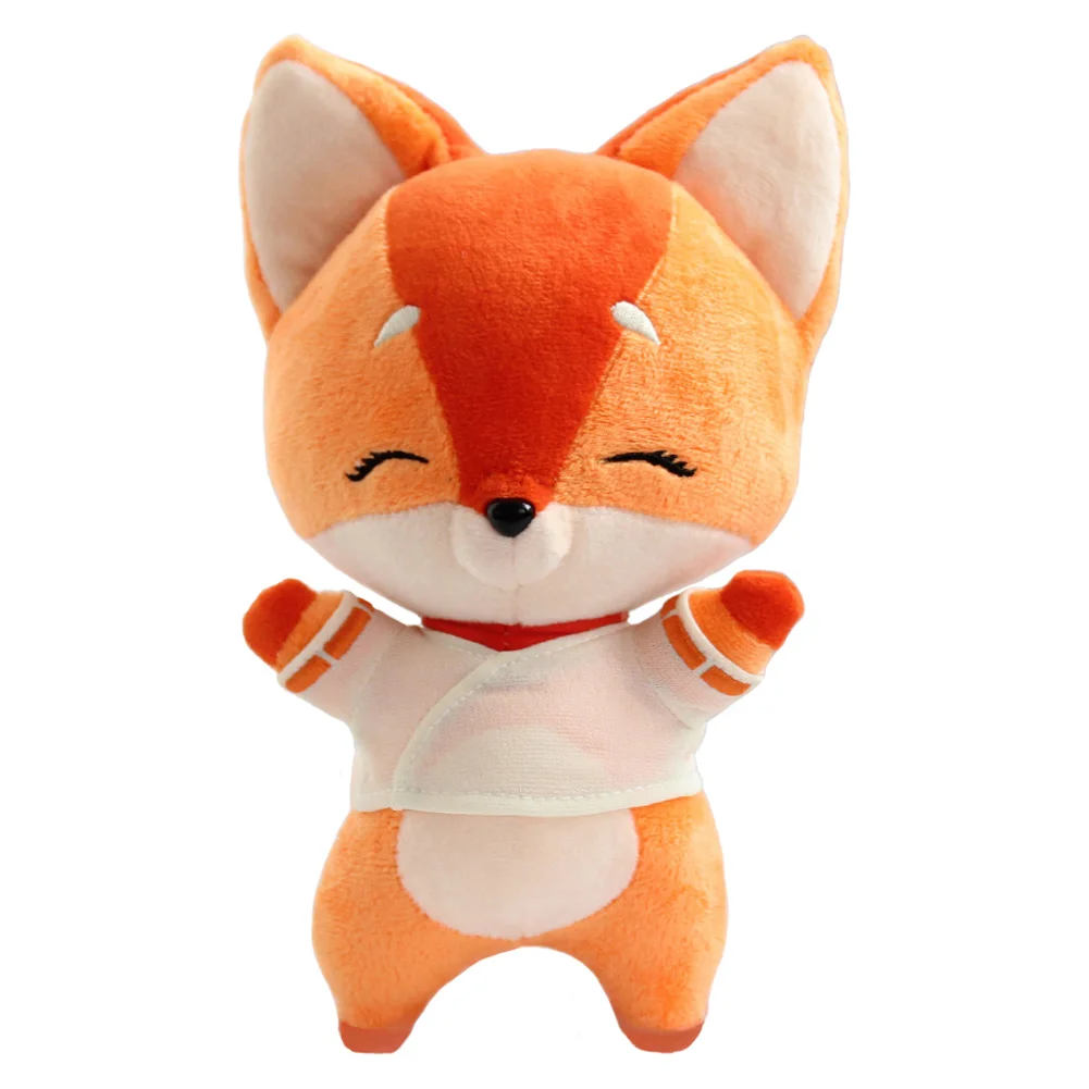 Ow Kiriko Fox Cosplay Pluche Speelgoed Cartoon Zacht Gevulde Poppen Mascotte Kinderen Verjaardag Xmas Cadeau Halloween Feest Rekwisieten Voor Kinderen