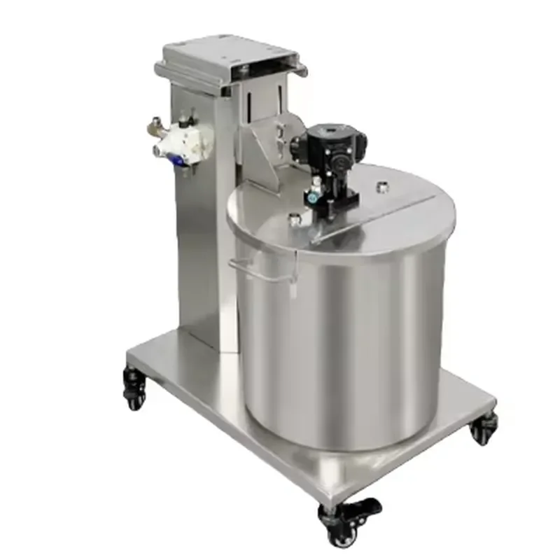 

20L Pneumatic Mixer Lift Stainless Steel Bucket 5 Gallon Paint Ink Coating Stirring Dispersion Stirrer Featuring Speed