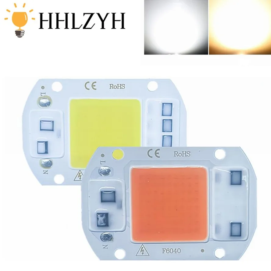 LED COB Chip LED Grow Light Full Spectrum AC 110V 220V No Need Driver LED Phyto Lamp For Indoor Plant Light Seedling Grow Lamp