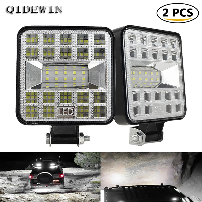 

3 inch 87W Truck Forklift Electric Motorcycle Excavator Auxiliary Lights 29 LED Front Headlights Floodlight roof lights 2pcs