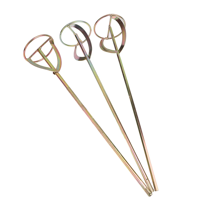 1pcs Handheld Paint Cement Plaster Mortar Mixing Paddle Machine S-type Mixer Drill Paint Stirring Rod Power Tool Accessories