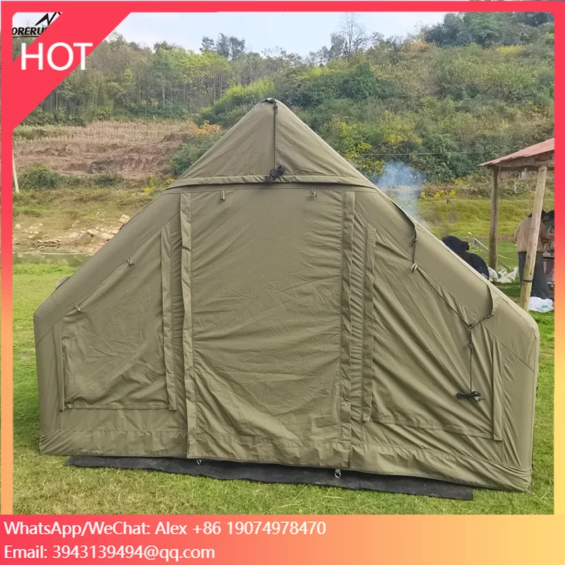 

Надувная палатка-тент из водонепроницаемой ткани Оксфорд класса люкс 2025 года: хит продаж для глэмпинга и кемпинга на открытом воздухе