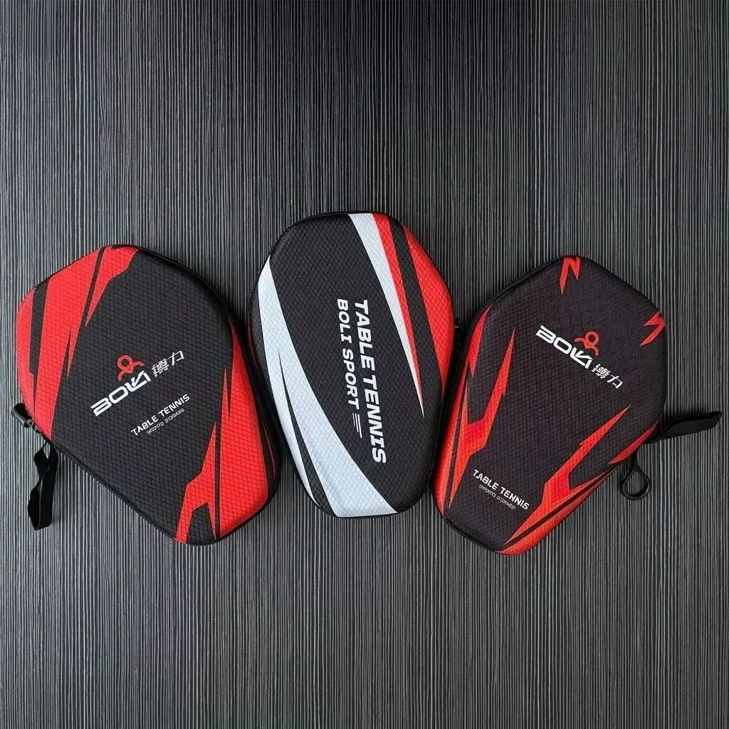 Boli Hard-Shell Table Tennis Racket Bag, Racket Case, Sports Equipment Storage, Dust-Proof and Collision-Proof Hard-Shell Table Tennis Racket Bag