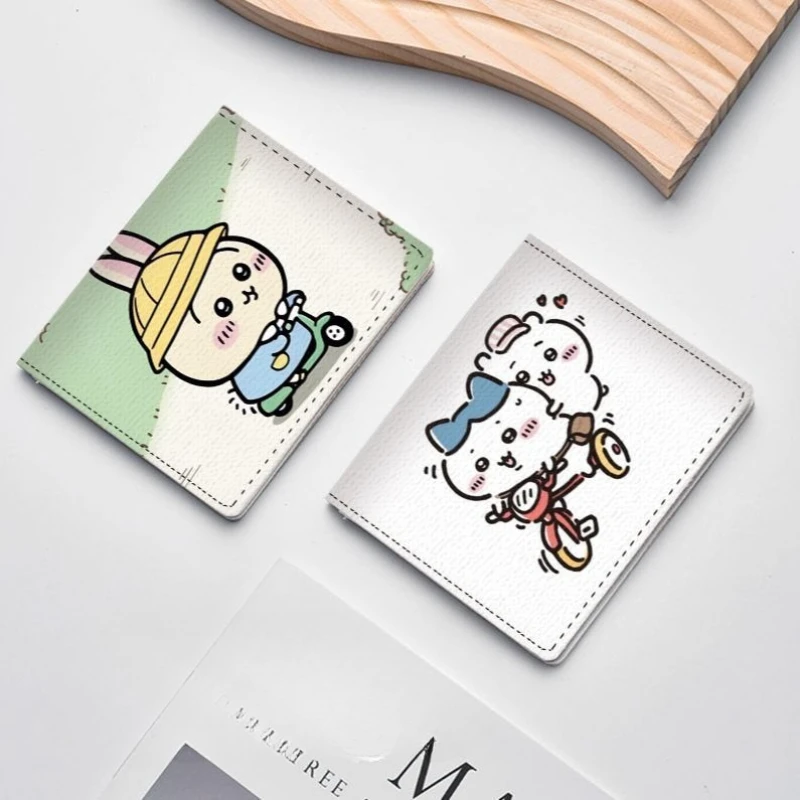 Anime Cartoon Kawaii Chiikawa New Multiple Card Positions Change Wallet Certificate Protect Fine Workmanship Anti-wear Portable