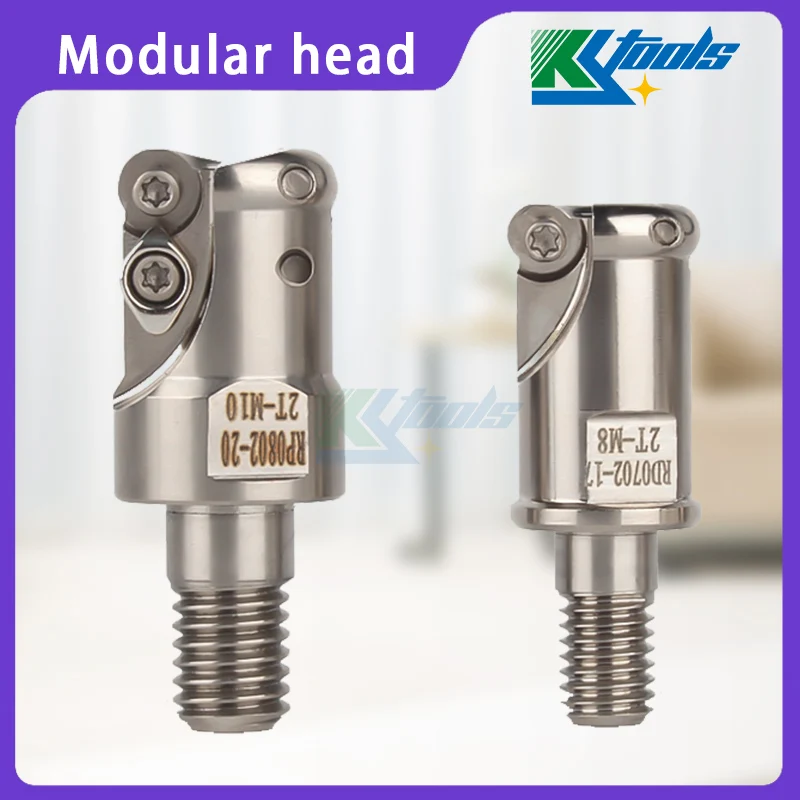 

RD Modular head RP RD M5 M6 M8 M10 M12 M16 Anti-seismic Lock Tooth Thread Head Fit Inserts RDMW RPMT RDMT Thread cutter head