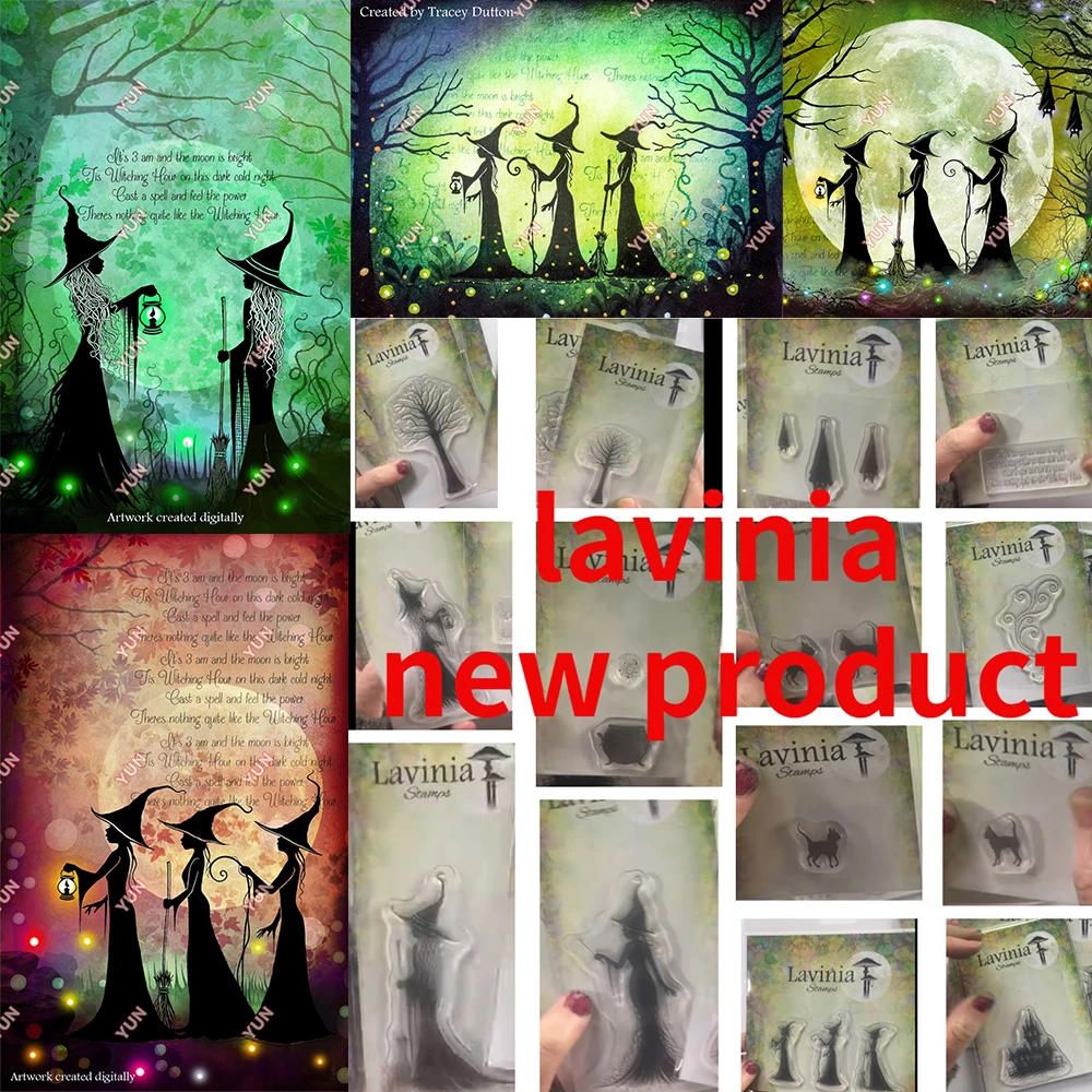 

2024 New Holidays Cut Dies the Dream Witch Collection Stamps Handmade DIY Scrapbooking Photo Album Greeting Card Decoration Mold