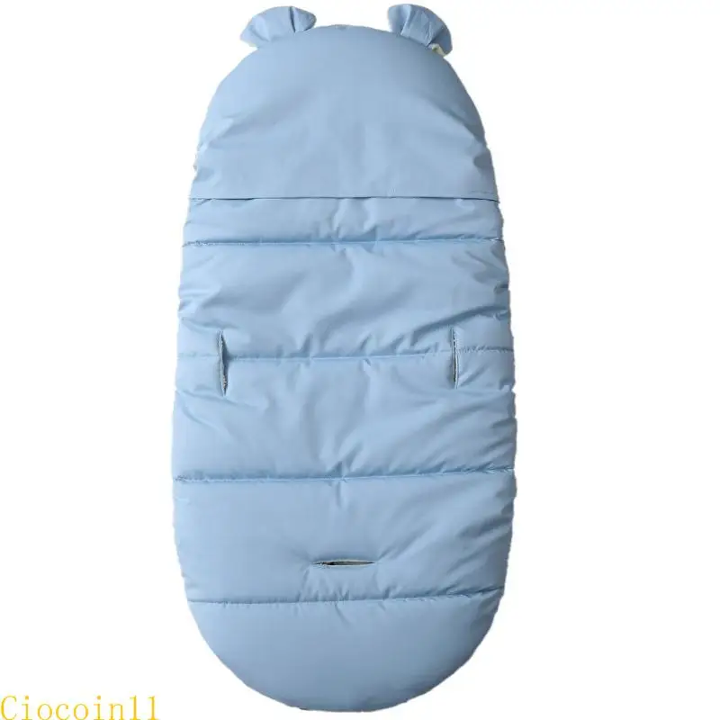 

Y1UB Warm Baby Strollers Sleeping Bag Fleece Lining Footmuff Comfortable for Toddler