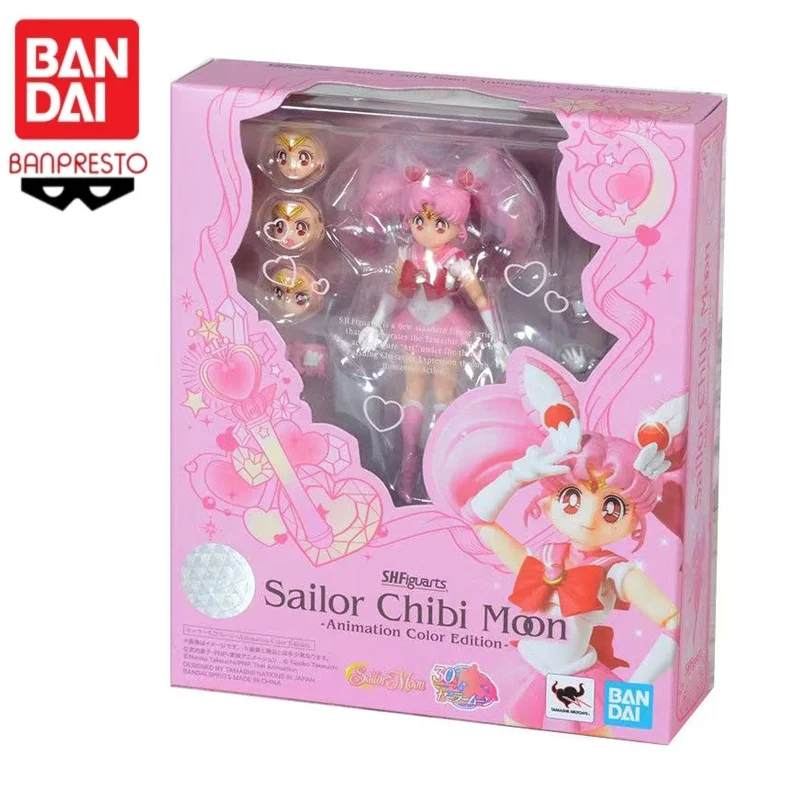 

В наличии Bandai оригинальные SHF Сейлор Мун аниме фигурки модель игрушки подарки