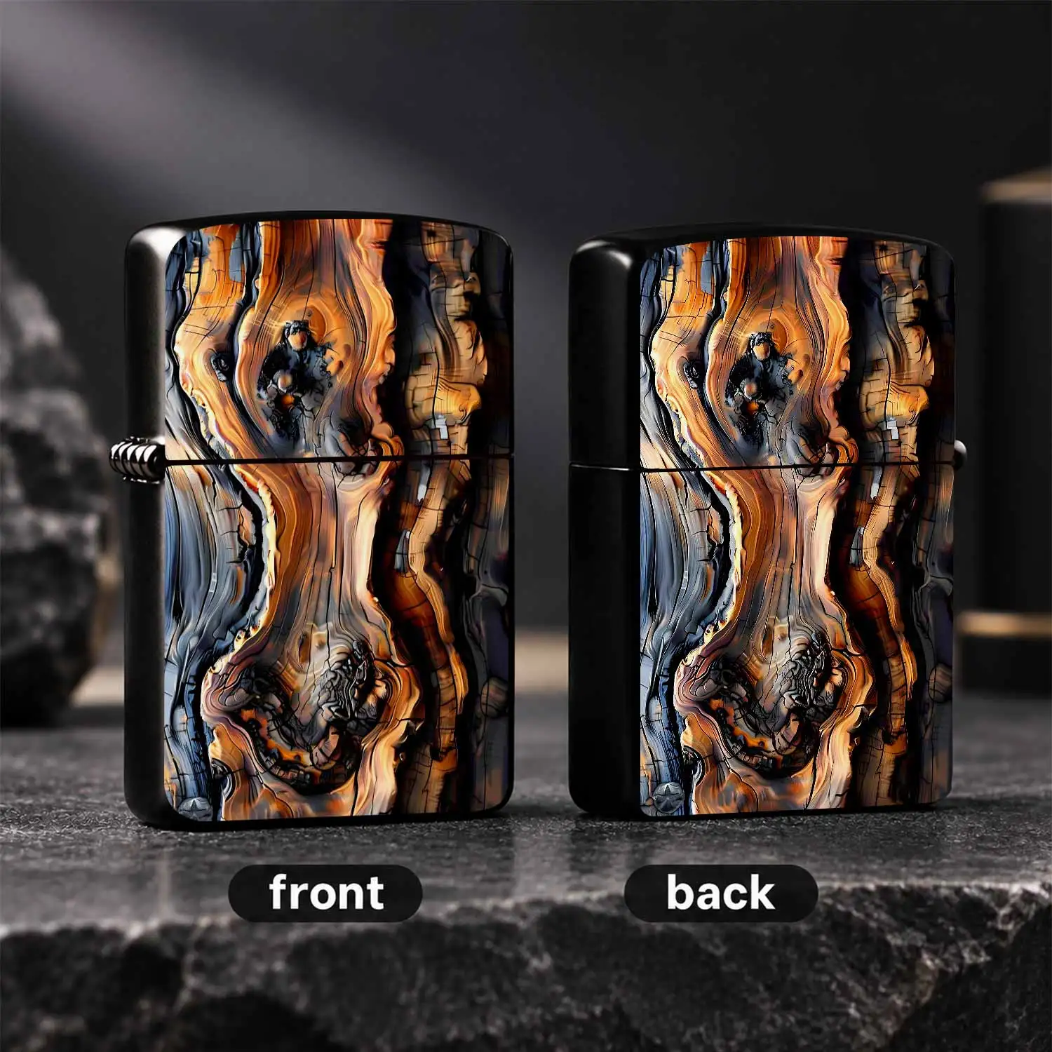 Creative Swirl Texture Art Lighter, Windproof Portable Durable Ignition Accessory, Perfect For Daily Commute, Outdoor Trips, Business Travels, Parties And All Scenarios, Unique Stylish Item With Aesthetic Flair, Ideal F A Humorous And Inter