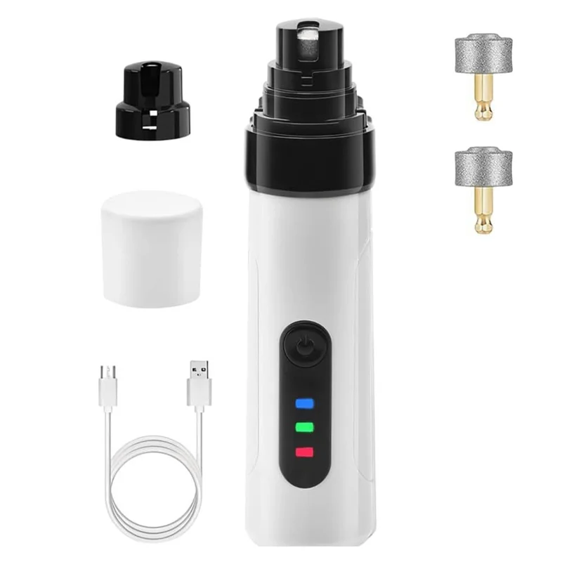 

Эффективная перезаряжаемая USB-шлифовальная машинка для ногтей для домашних животных, кусачки для ногтей для собак, кошек и собак