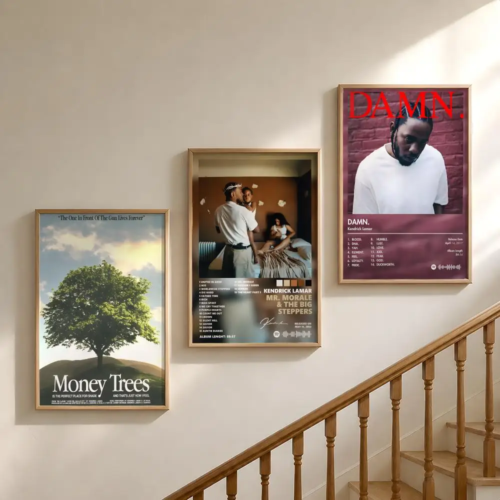 Rapper K-Kendrick L-Lamar GNX Poster Waterproof HD Modern Peel And Stick Wall Decor Bedroom Living Room Dorm Office