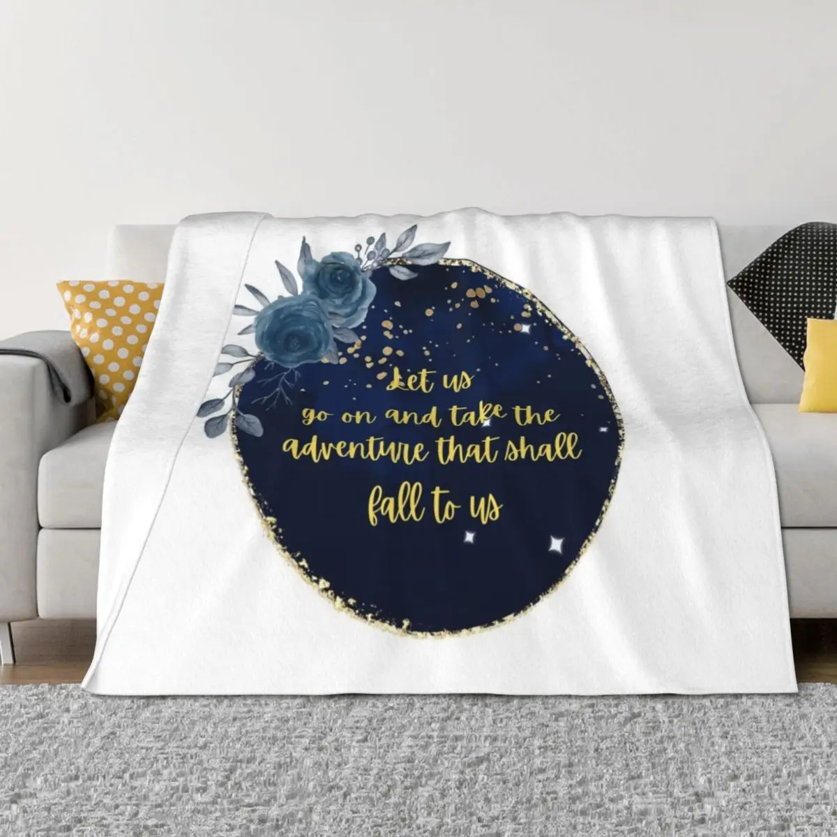 

Let us go on and take the adventure that shall fall to us -Narnia Throw Blanket Flannels Bed covers cosplay anime Blankets