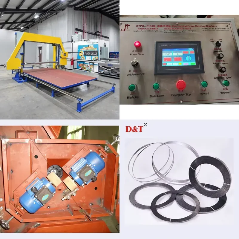 Horizontal polyurethane foam sponge cutting machine for mattress and soundproof sofa foam cutting EPDM and neoprene foam
