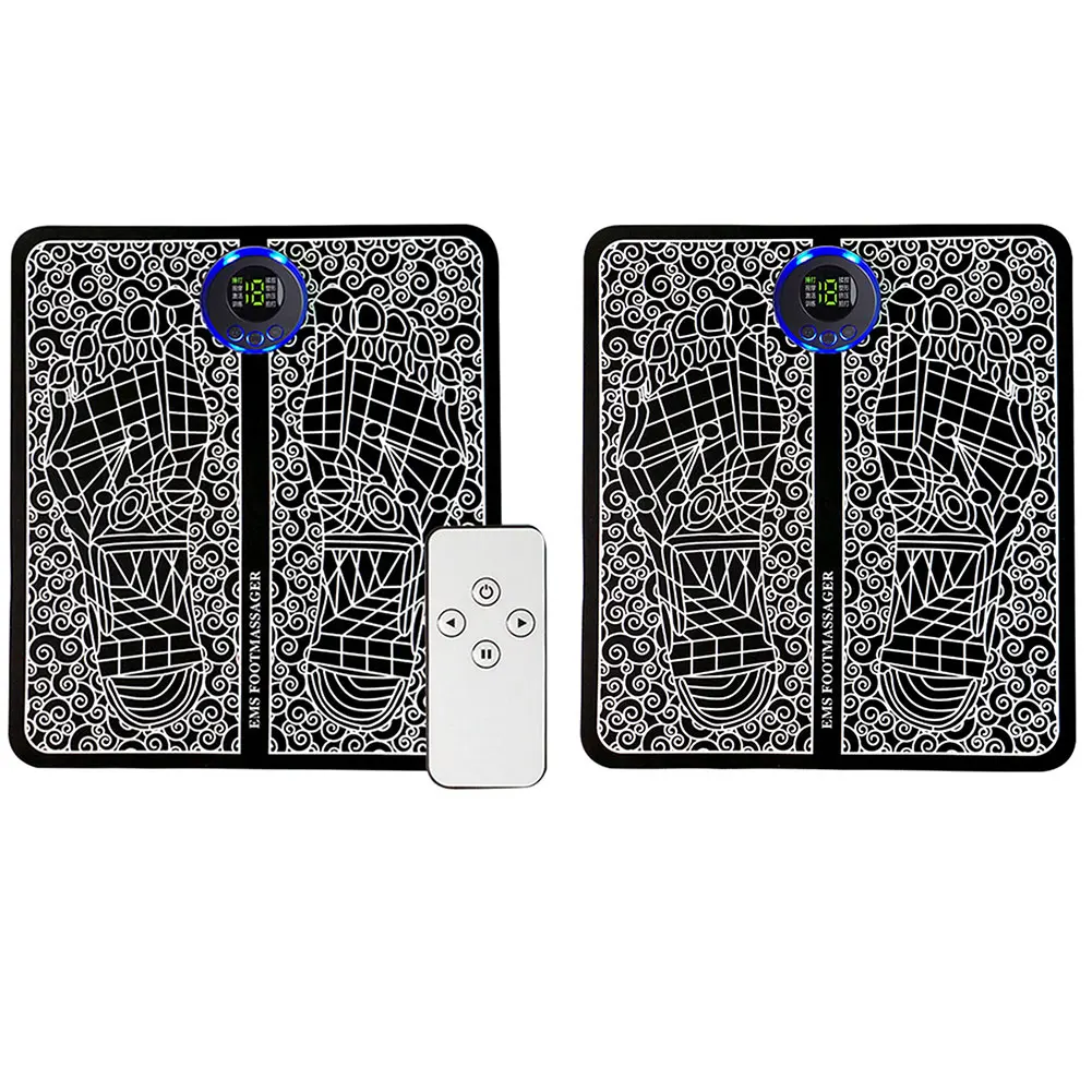 

EMS стимулятор мышц ног USB перезаряжаемый электрический массаж ног с дистанционным управлением стимулятор мышц ног для расслабления ног и ног