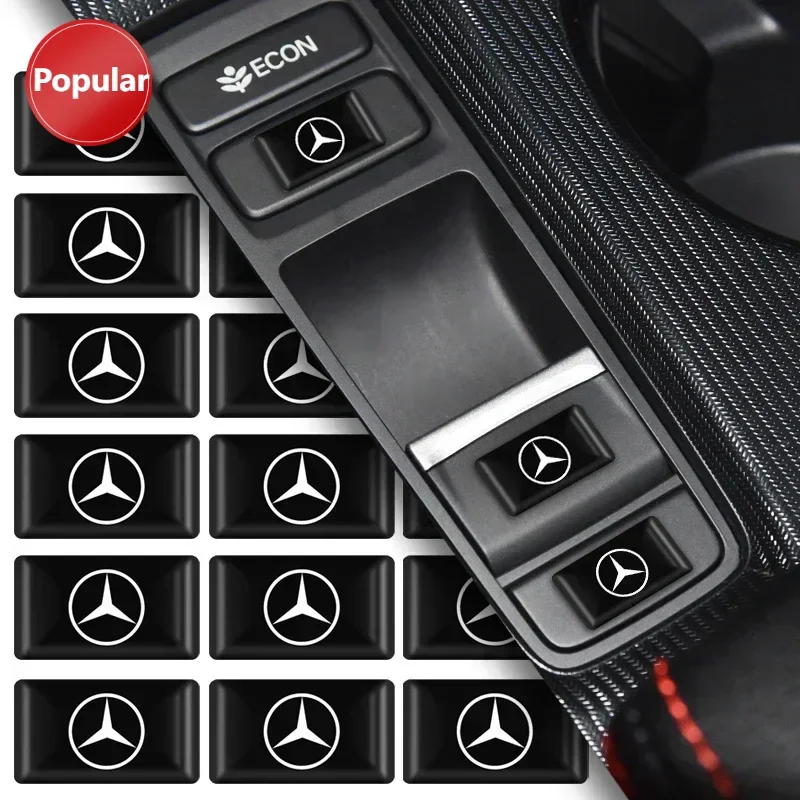 

# 4 шт. автомобильные значки, колпачки для штока клапана колес, автомобильные аксессуары для Mercedes Benz AMG A B C E S class GLA GLC CLA GLK GLE