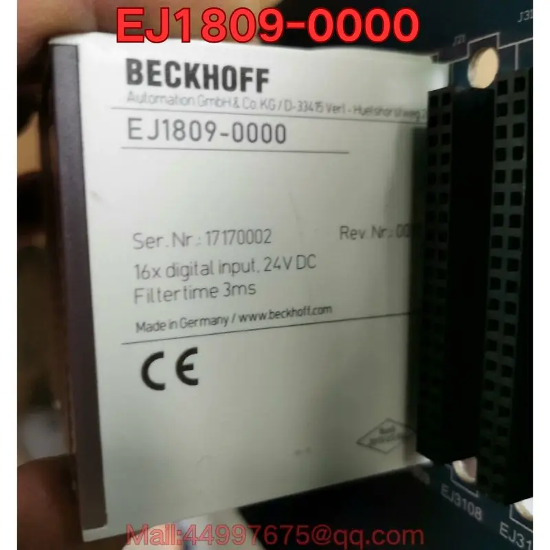 

Новый модуль ПЛК EJ1809-0000 Последняя цена в 2025 году.