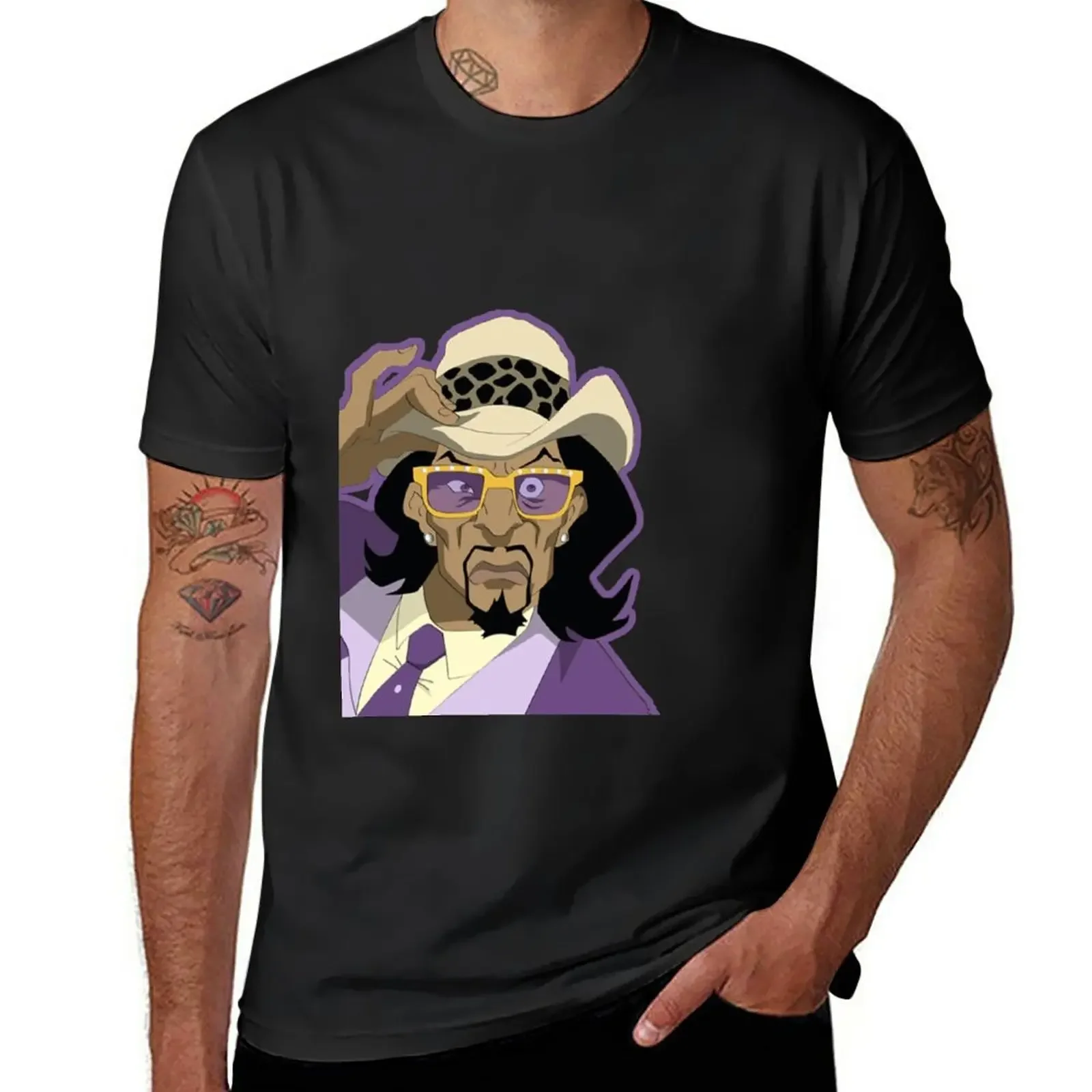 Boondocks A Pimp Named Slickback Shirt T-Shirt new edition vintage for a boy mens t shirts casual stylish