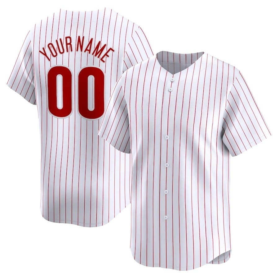 

Custom Men Youth Philadelphia Baseball Jersey Embroidery Softball Wear Baseball Uniform S