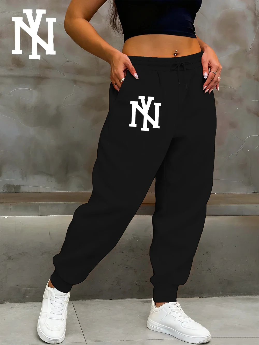 

Женские спортивные штаны The Four Seasons, новые спортивные штаны высокого качества, модные повседневные спортивные штаны, спортивная уличная одежда в стиле Харадзюку y2k