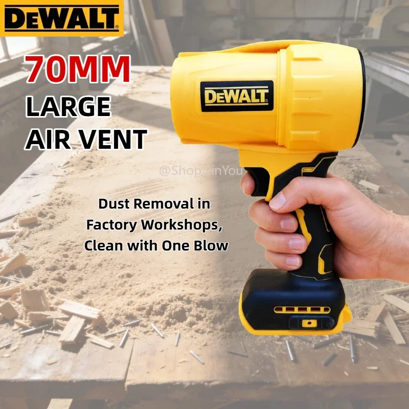 

Dewalt 30000RPM Air Blower Cordless Turbo Fan Handheld Violent Fan Dryer 20V Rechargeable Dust Blowing Tool