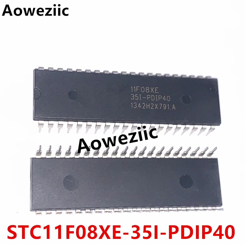 STC11F08XE-35I-PDIP40 11F08XE STC11F16XE-35I-PDIP40 11F16XE in-line DIP-40 MCU chip IC brand new