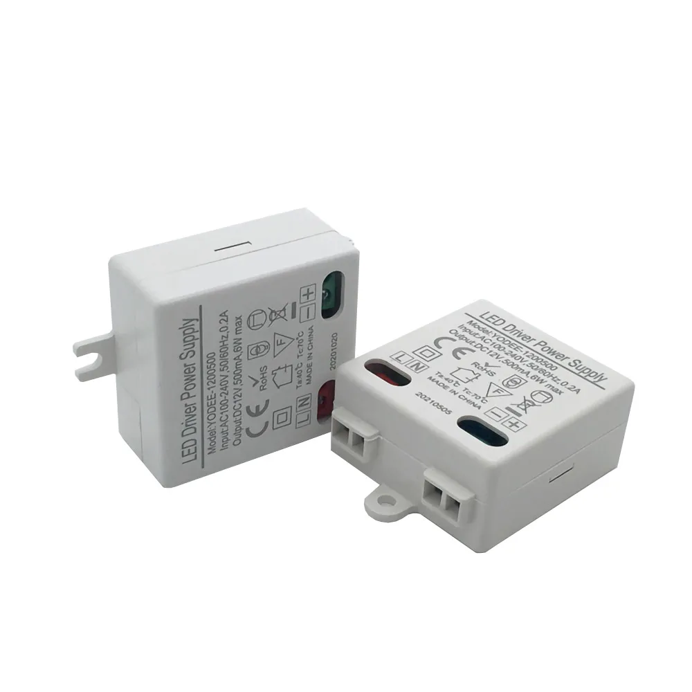 Imagem -04 - Fonte de Alimentação de Comutação de Tensão Constante Dc12v Dc24v 6w 10 12 Transformador de Iluminação Led 250ma 500ma 600ma 830ma Adaptador de Energia