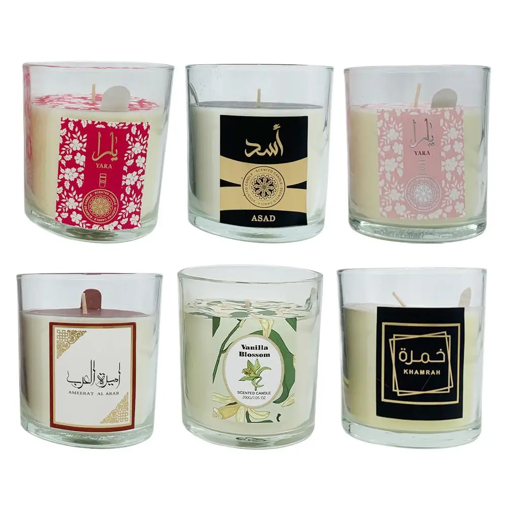 Arab Aromatherapy Candle Premium Gift Box Wax Smokeless Creative Aromatherapy Candle Companion Gift Fragrance Candle