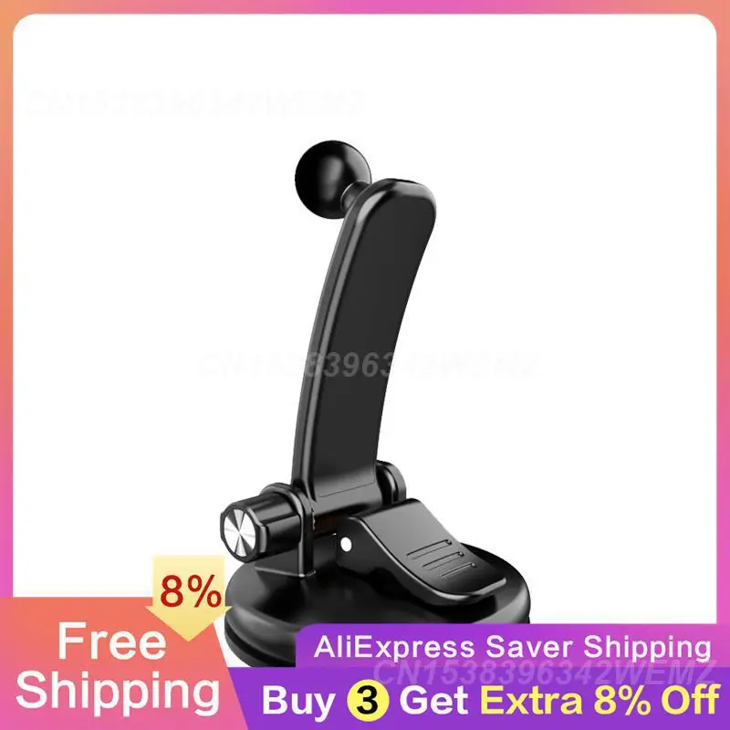 Mobile Phone Holder Base Multifunctional Car Mounted Suction Cup Holder Car Supplies Gps Windshield Mount Holder Universal Black