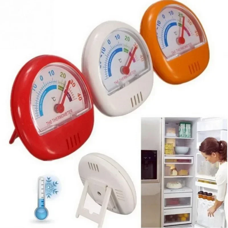 1PC Refrigerator Thermometers Freezer Thermometer Plastic Temperature Gauge Analog Measuring ToolCrafts