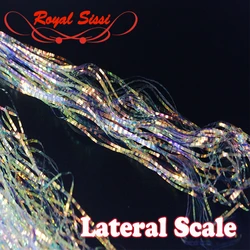 Royal Sissi 1 confezione da mosca legare fili di scala laterale acqua salata Flashbou bucktail spinnerbait esca da pesca bass Fly legando materiali