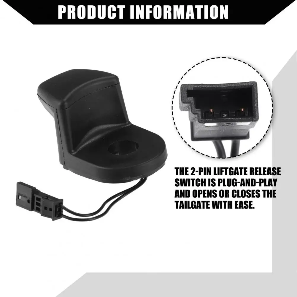 Tailgate Switch for Bmw Rear Tailgate Window Control Switch for Bmw E46 E61 E91 2-pin Glass Lifter Button Durable Oem Micro